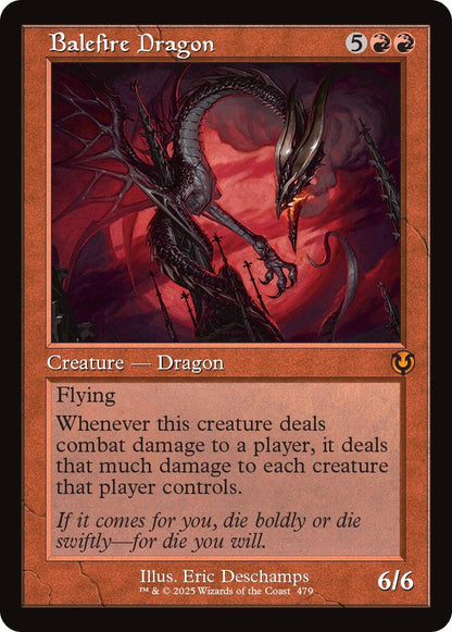 Balefire Dragon (Retro Frame) (479) (INR)