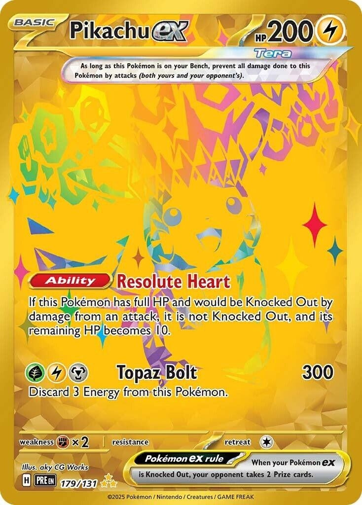 Pikachu ex (179/131) (PRE)