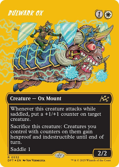 Image for Bulwark Ox (Borderless) (First-Place Foil) (532) - Magic: The Gathering