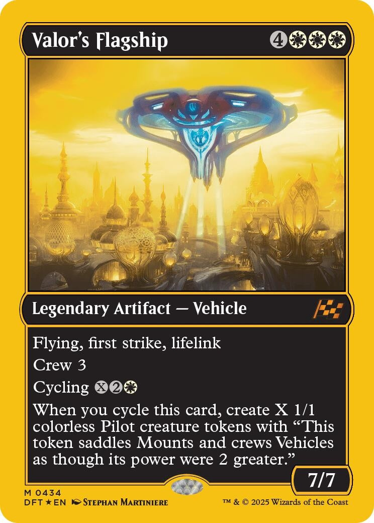 Image for Valor's Flagship (First-Place Foil) (434) - Magic: The Gathering