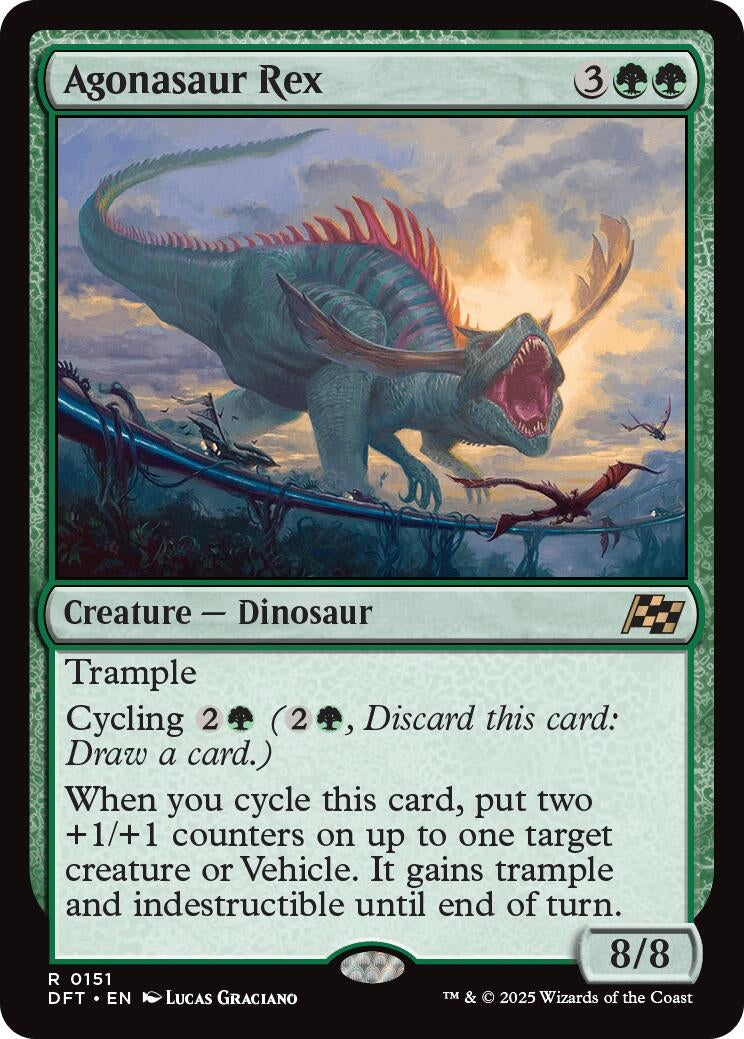 Image for Agonasaur Rex (151) - Magic: The Gathering