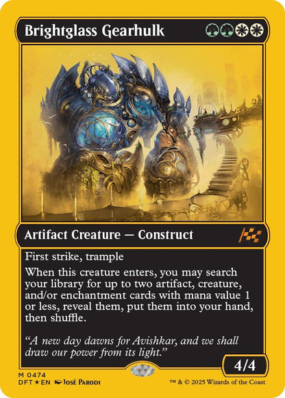 Image for Brightglass Gearhulk (First-Place Foil) (474) - Magic: The Gathering