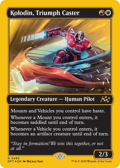 Image for Kolodin, Triumph Caster (First-Place Foil) (483) - Magic: The Gathering