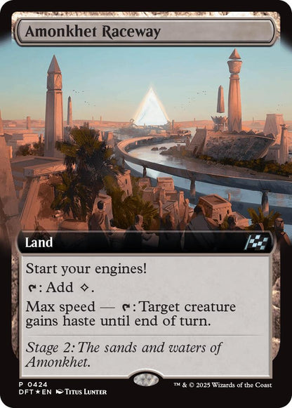 Image for Amonkhet Raceway (Extended Art) (424) - Magic: The Gathering
