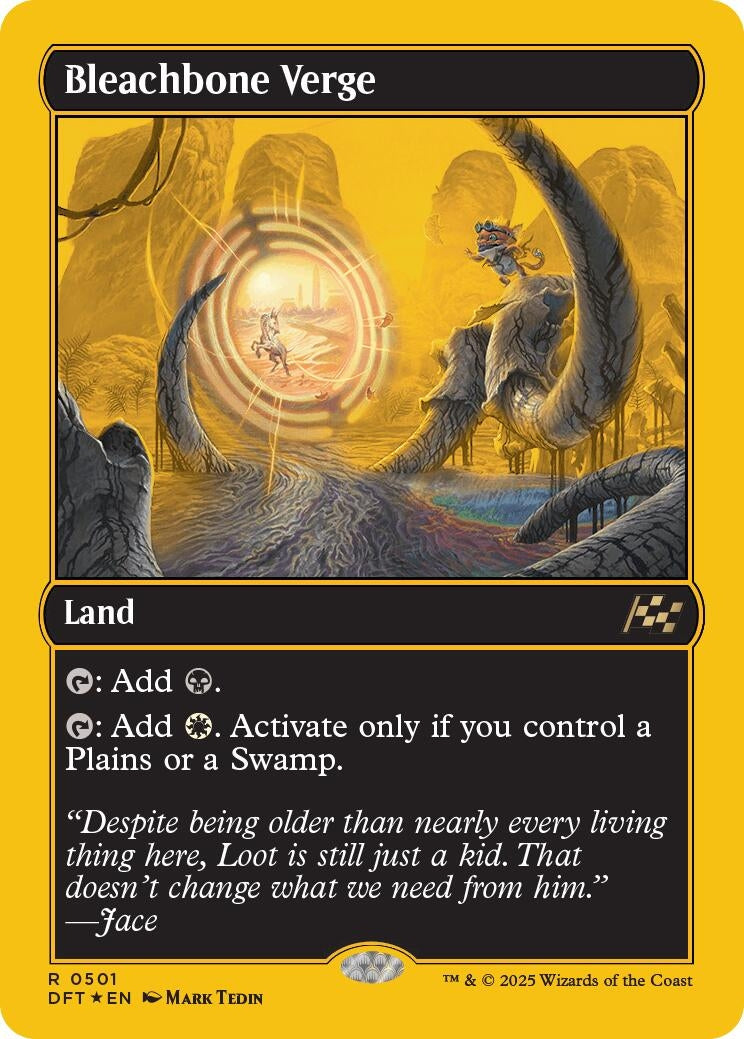 Image for Bleachbone Verge (First-Place Foil) (501) - Magic: The Gathering