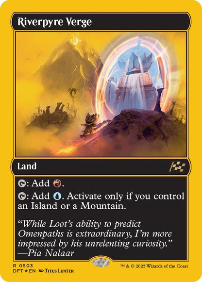 Image for Riverpyre Verge (First-Place Foil) (503) - Magic: The Gathering