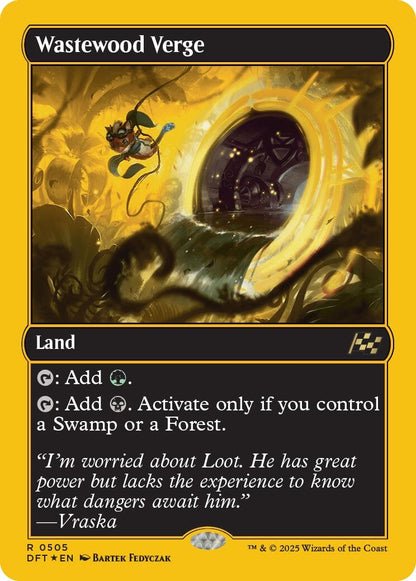 Image for Wastewood Verge (First-Place Foil) (505) - Magic: The Gathering