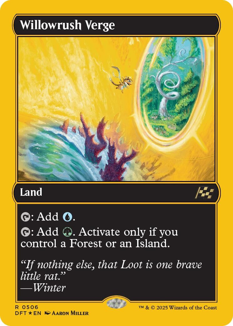 Image for Willowrush Verge (First-Place Foil) (506) - Magic: The Gathering
