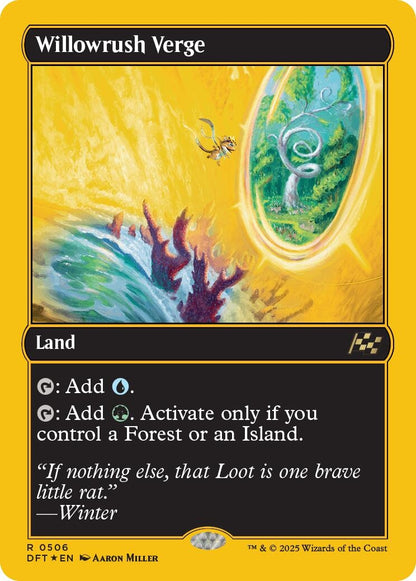 Image for Willowrush Verge (First-Place Foil) (506) - Magic: The Gathering