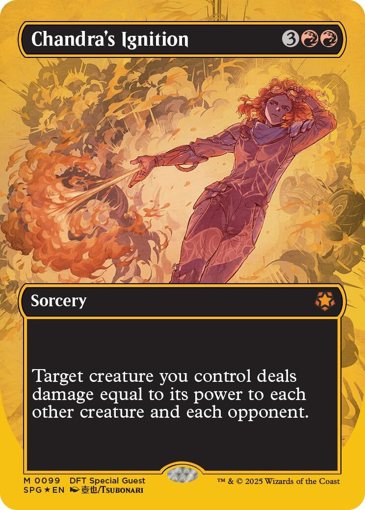 Chandra's Ignition (Borderless) (First-Place Foil) (99) (SPG)