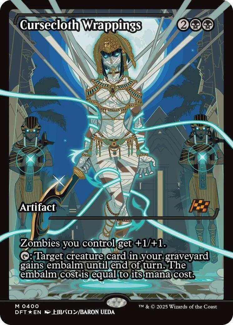 Image for Cursecloth Wrappings (Showcase) (400) - Magic: The Gathering