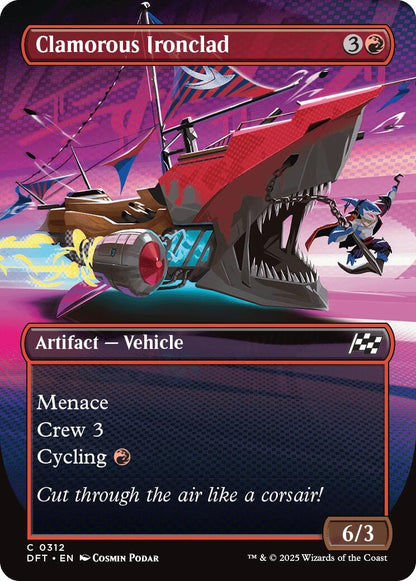 Image for Clamorous Ironclad (Borderless) (312) - Magic: The Gathering