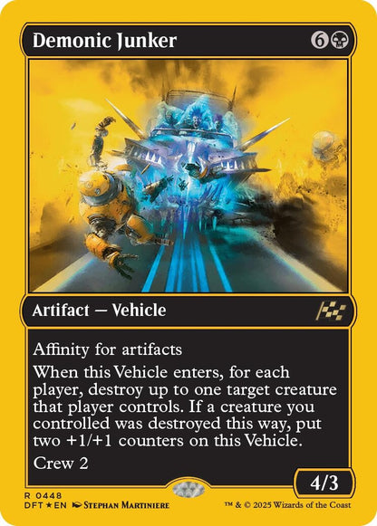 Image for Demonic Junker (First-Place Foil) (448) - Magic: The Gathering