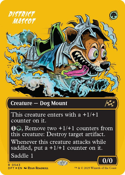 Image for District Mascot (Borderless) (First-Place Foil) (543) - Magic: The Gathering