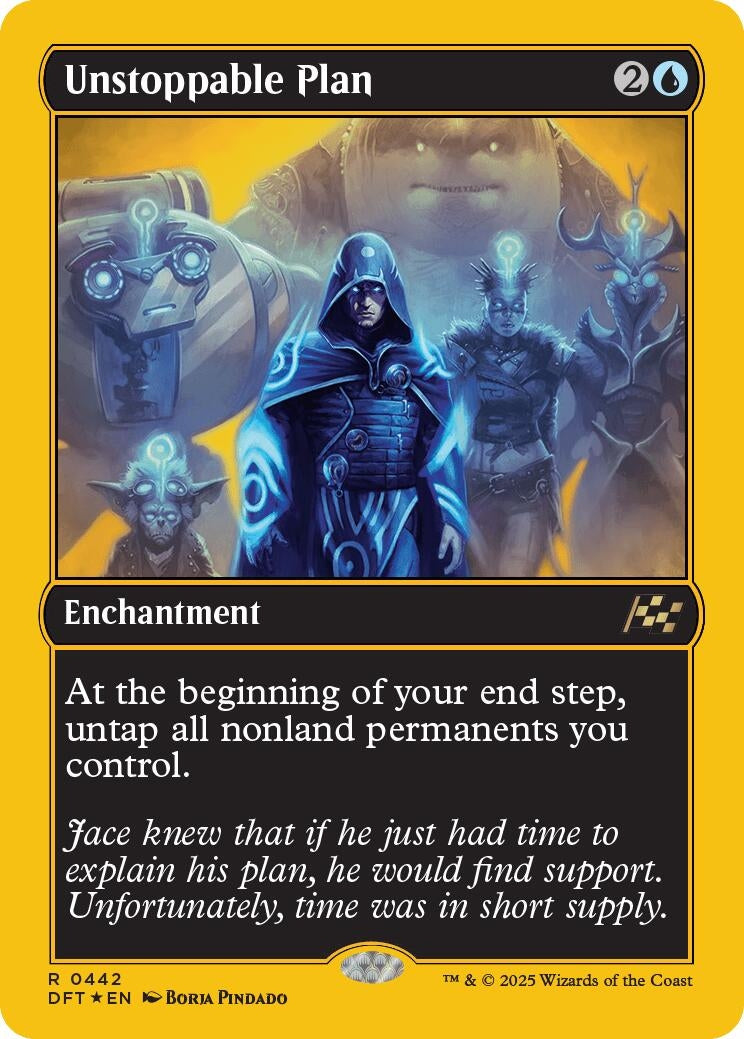 Image for Unstoppable Plan (First-Place Foil) (442) - Magic: The Gathering
