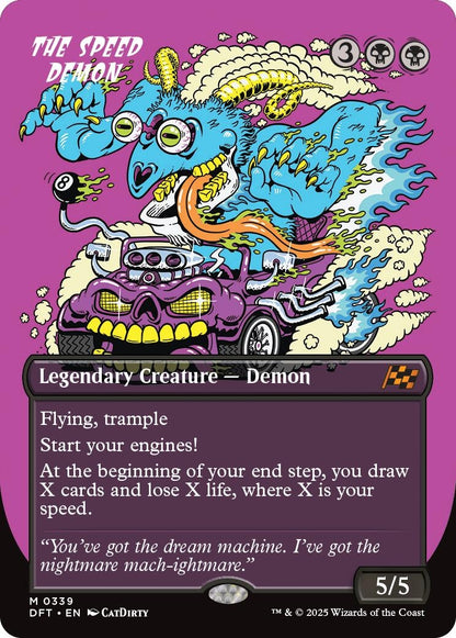 Image for The Speed Demon (Borderless) (339) - Magic: The Gathering
