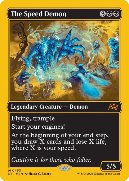 Image for The Speed Demon (First-Place Foil) (453) - Magic: The Gathering