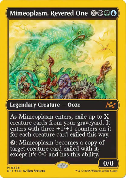 Image for Mimeoplasm, Revered One (First-Place Foil) (486) - Magic: The Gathering