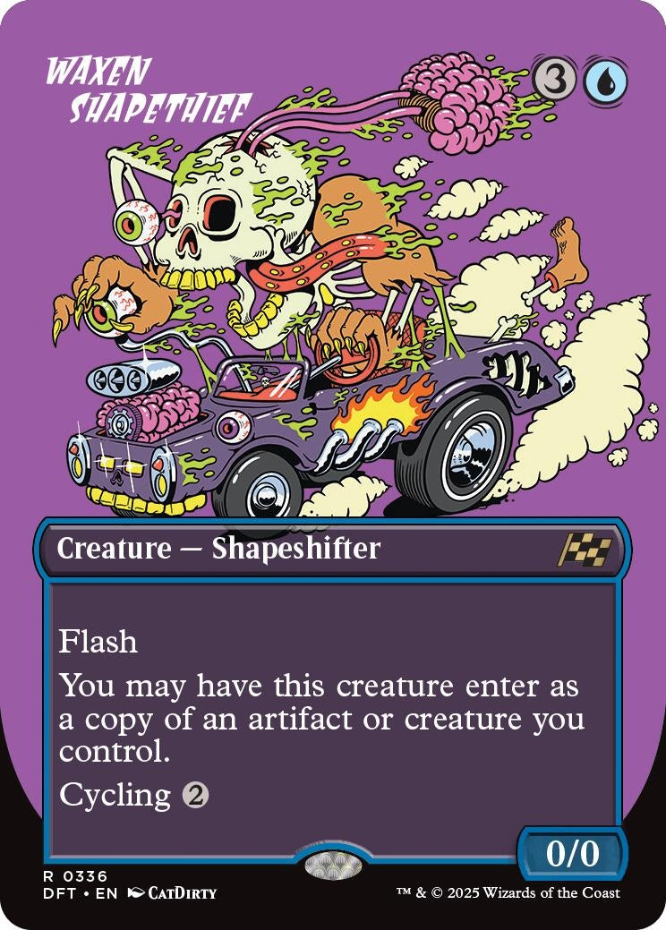 Image for Waxen Shapethief (Borderless) (336) - Magic: The Gathering