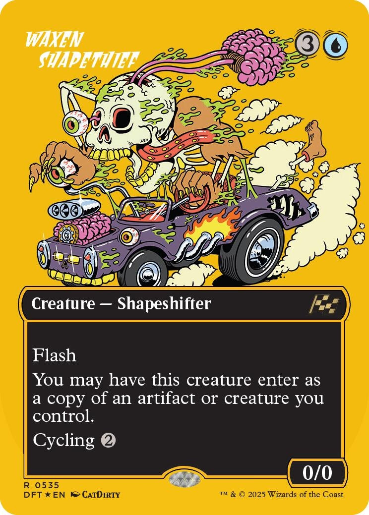 Image for Waxen Shapethief (Borderless) (First-Place Foil) (535) - Magic: The Gathering