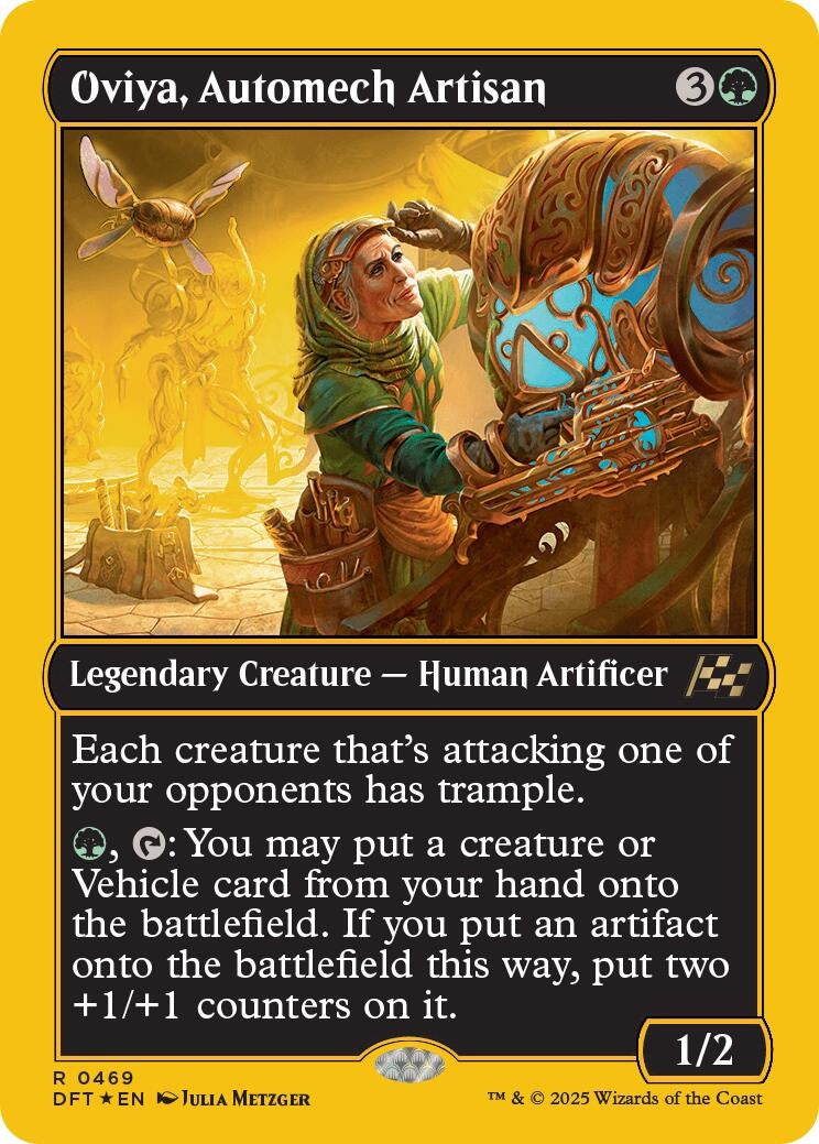 Image for Oviya, Automech Artisan (First-Place Foil) (469) - Magic: The Gathering