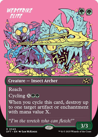 Image for Webstrike Elite (Borderless) (345) - Magic: The Gathering
