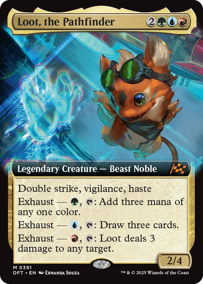 Image for Loot, the Pathfinder (Extended Art) (391) - Magic: The Gathering