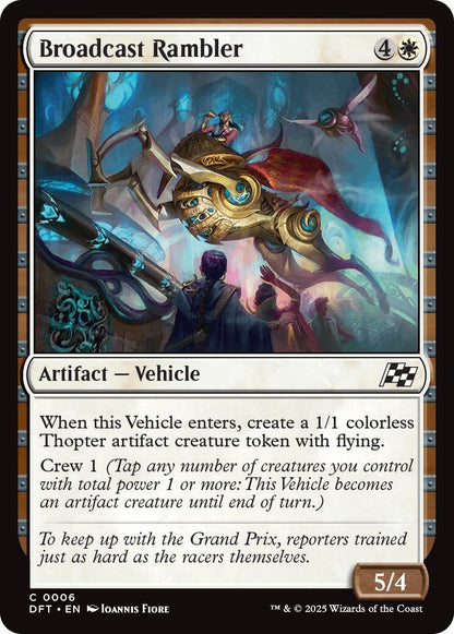 Image for Broadcast Rambler (6) - Magic: The Gathering