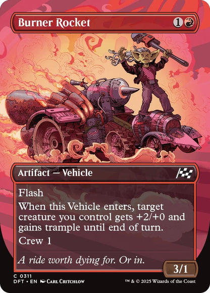 Image for Burner Rocket (Borderless) (311) - Magic: The Gathering