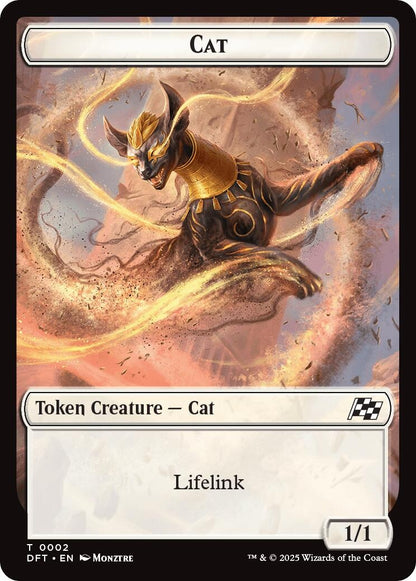Image for Cat // Thopter (0010) Double-Sided Token (2 // 10) - Magic: The Gathering