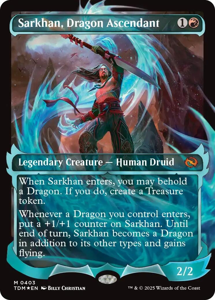 Image for Sarkhan, Dragon Ascendant (0403) (Showcase) (403) (TDM) - Magic: The Gathering