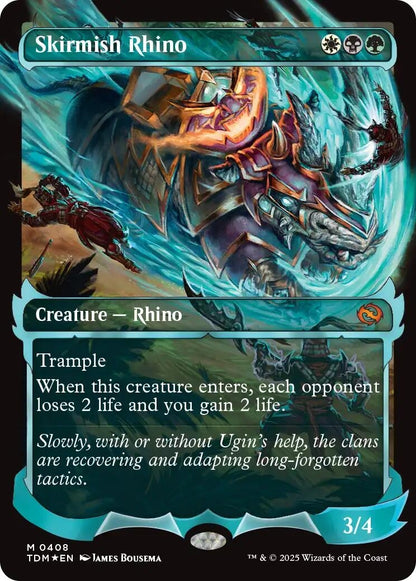Image for Skirmish Rhino (Showcase) (408) (TDM) - Magic: The Gathering