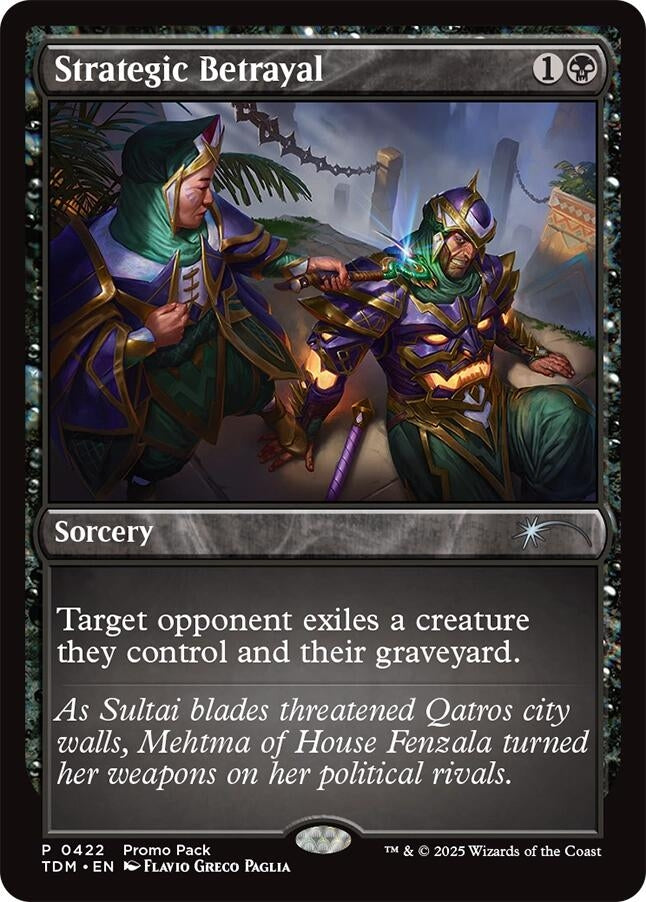 Image for Strategic Betrayal (422) (PPTDM) - Magic: The Gathering