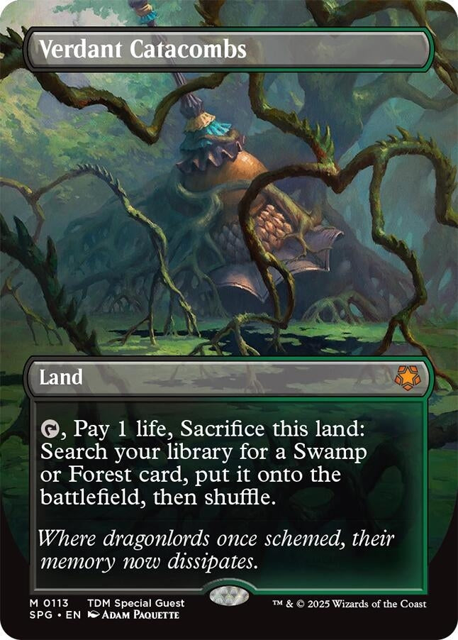 Verdant Catacombs (Borderless) (113) (SPG)