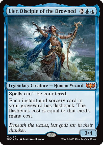 Image for Lier, Disciple of the Drowned (157) (TDC) - Magic: The Gathering