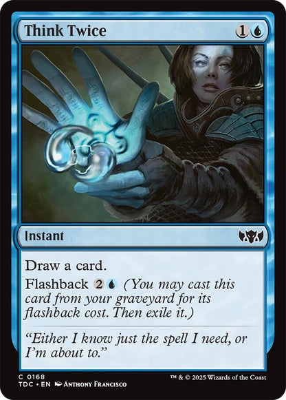Image for Think Twice (168) (TDC) - Magic: The Gathering
