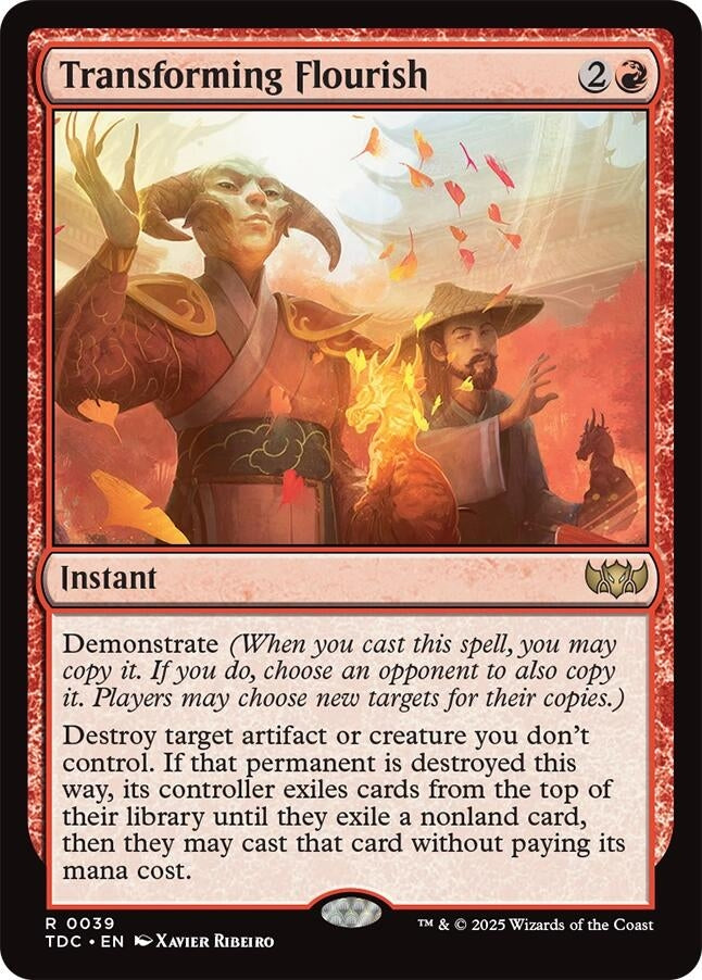 Image for Transforming Flourish (39) (TDC) - Magic: The Gathering