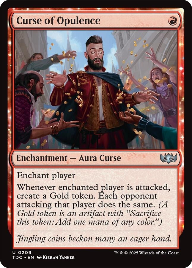 Image for Curse of Opulence (209) (TDC) - Magic: The Gathering