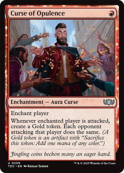 Image for Curse of Opulence (209) (TDC) - Magic: The Gathering