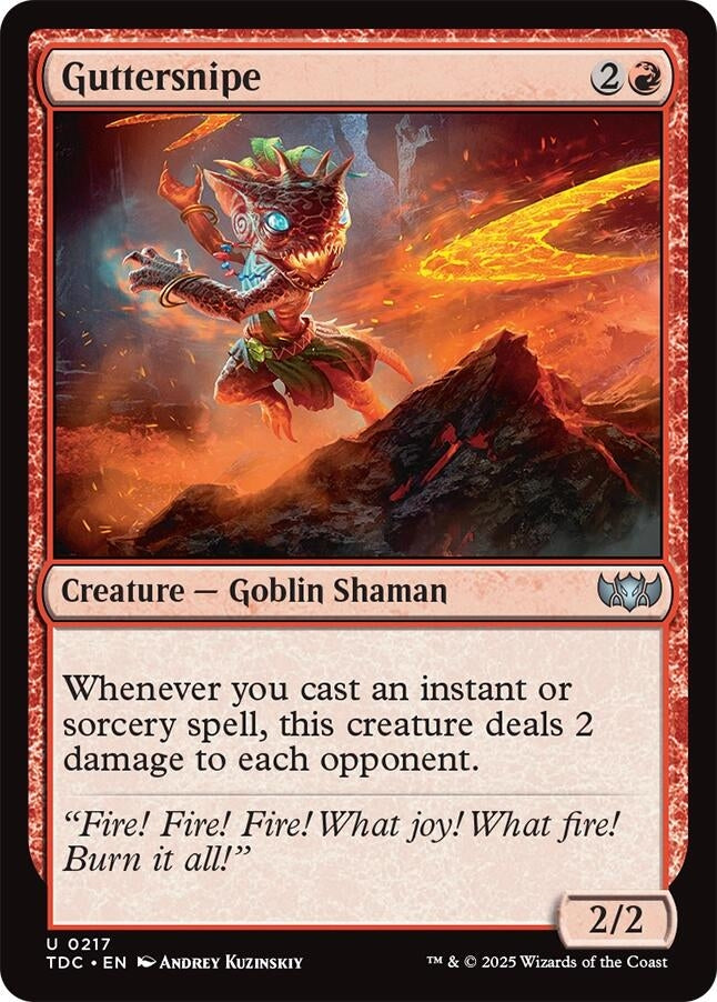 Image for Guttersnipe (217) (TDC) - Magic: The Gathering