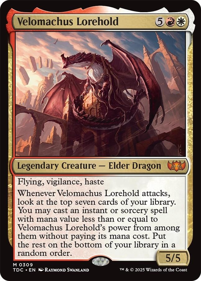 Image for Velomachus Lorehold (309) (TDC) - Magic: The Gathering