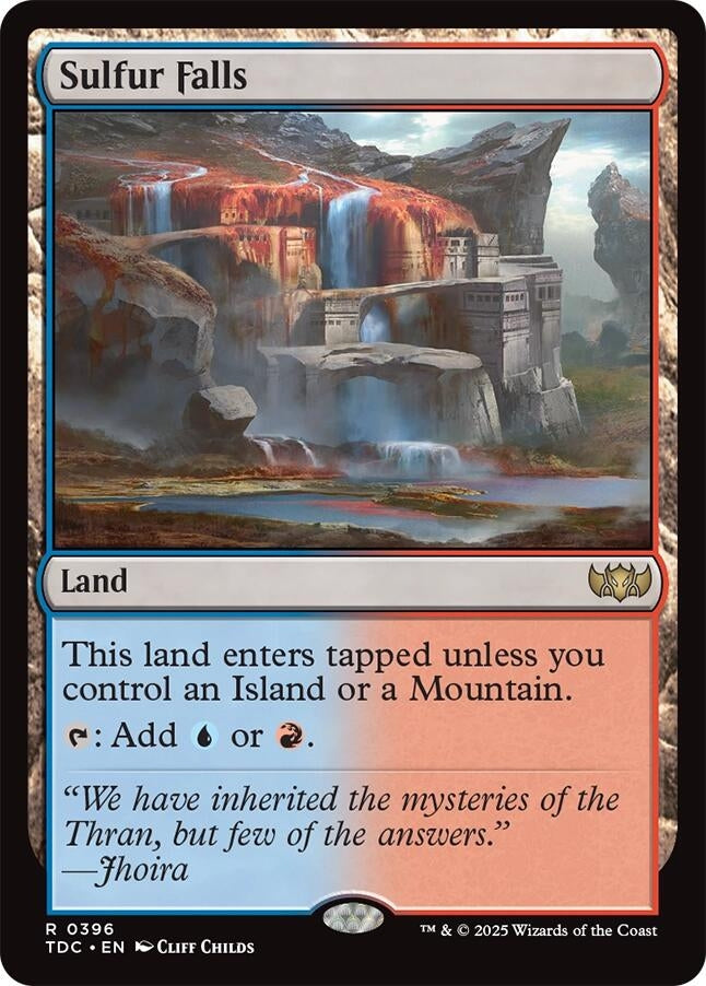 Image for Sulfur Falls (396) (TDC) - Magic: The Gathering