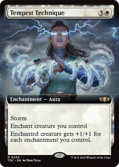 Image for Tempest Technique (Extended Art) (56) (TDC) - Magic: The Gathering