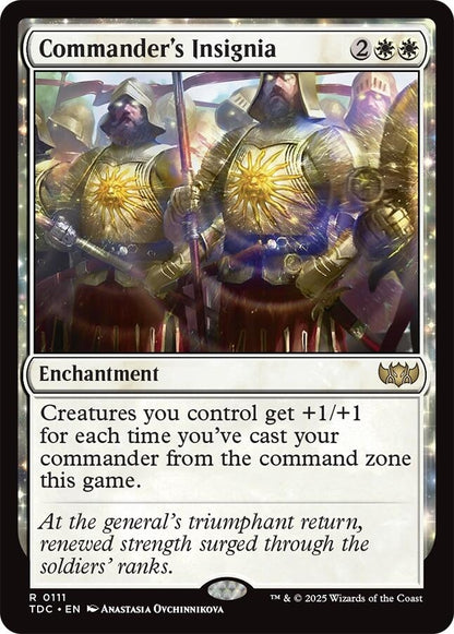 Image for Commander's Insignia (111) (TDC) - Magic: The Gathering