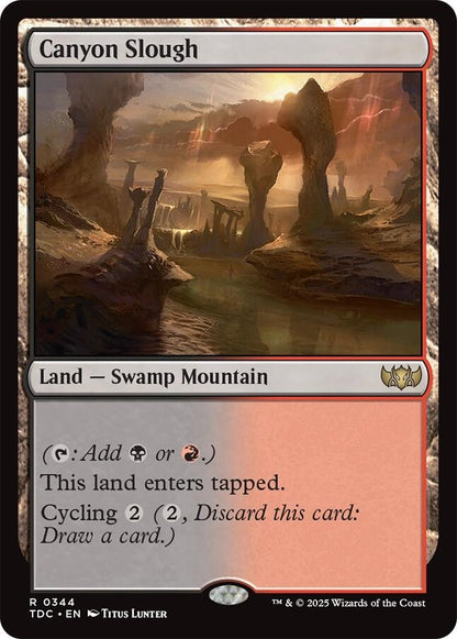 Image for Canyon Slough (344) (TDC) - Magic: The Gathering