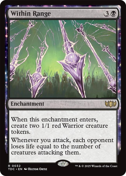 Image for Within Range (32) (TDC) - Magic: The Gathering