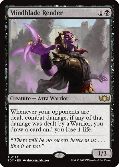 Image for Mindblade Render (187) (TDC) - Magic: The Gathering