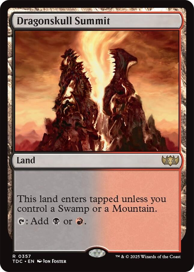 Image for Dragonskull Summit (357) (TDC) - Magic: The Gathering