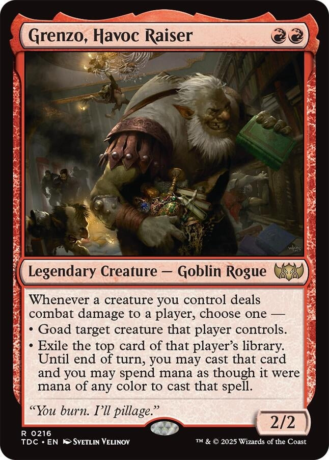 Image for Grenzo, Havoc Raiser (216) (TDC) - Magic: The Gathering