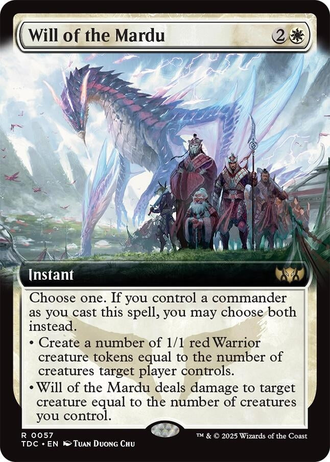 Image for Will of the Mardu (Extended Art) (57) (TDC) - Magic: The Gathering
